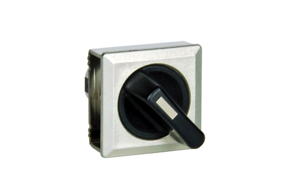 IDEC 16mm Operator - Non-Illuminated Selector Switch; Square; 2-Position; Maintained (left)/Momentary